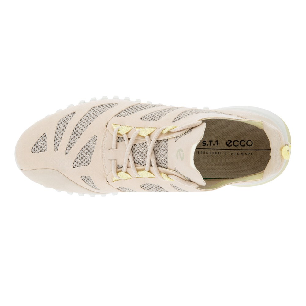 ECCO Womens Sneakers Beige - Zipflex Low Tex - KSL-360178